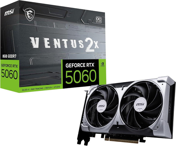 Placa De Vídeo Rtx 5060 Oc 8Gb Gddr7 128B Msi Nvidia Gaming