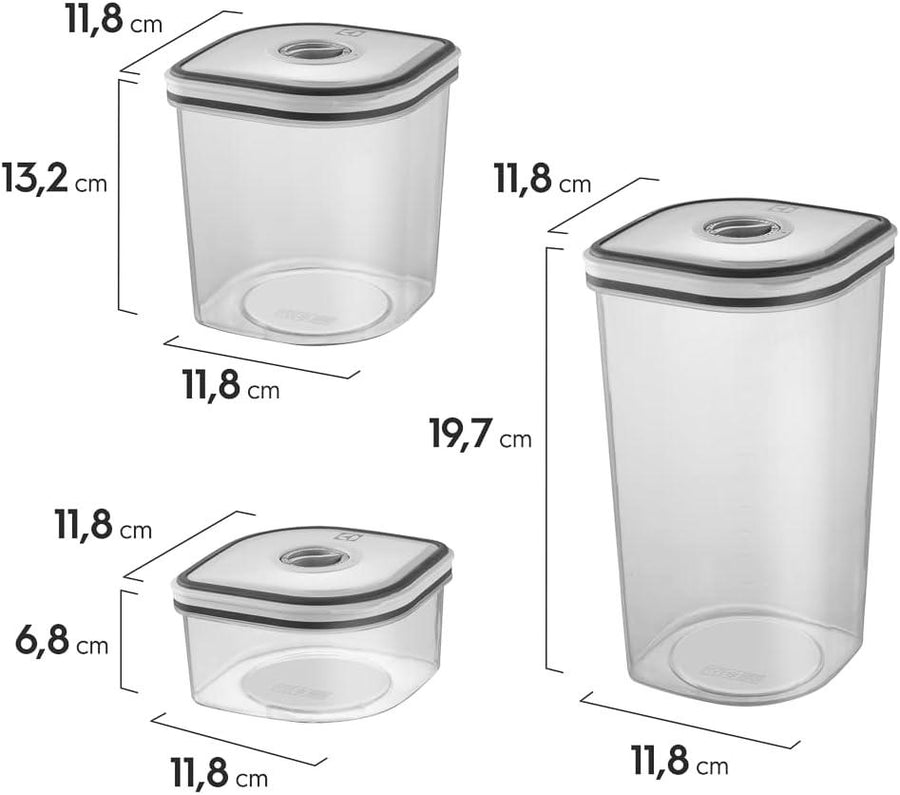 Kit 8 Unidades Potes Herméticos Electrolux Bpa Free