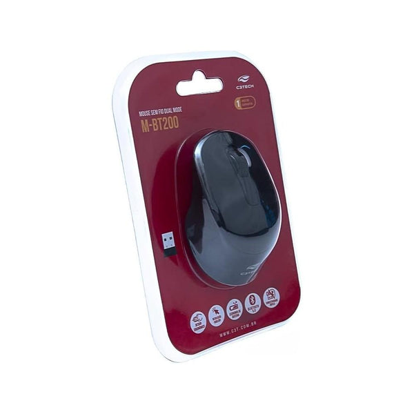 Mouse Sem Fio C3Tech M-BT200 Dual Mode Bluetooth