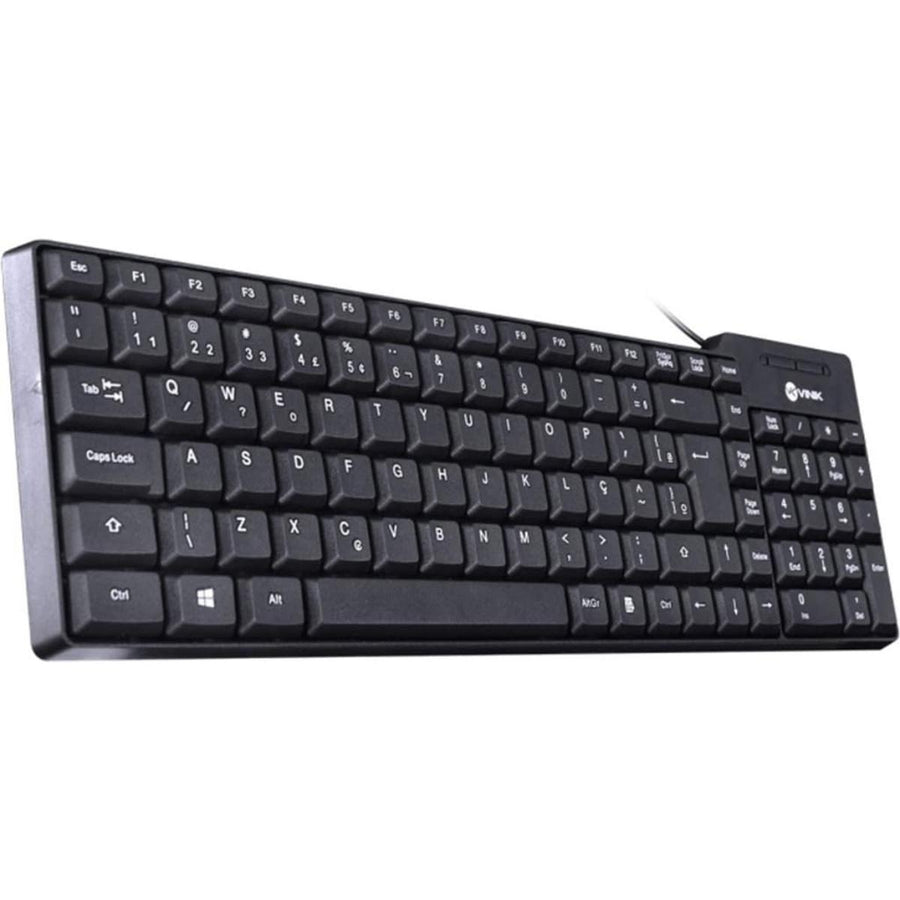 Teclado Com Fio Vinik Dt150 Compacto Dynamic Usb Preto