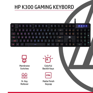 Teclado Com Fio Hp Gaming Keyboard K300