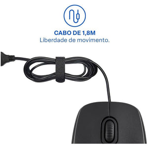 Mouse C Fio Mf400 Mo386 Multilaser Preto