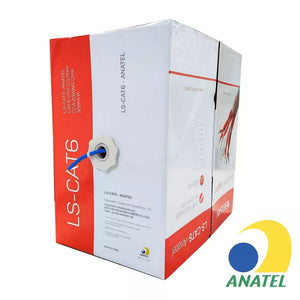 Caixa De Cabo De Rede Cat6 23Awg Cmx-305M Seclan