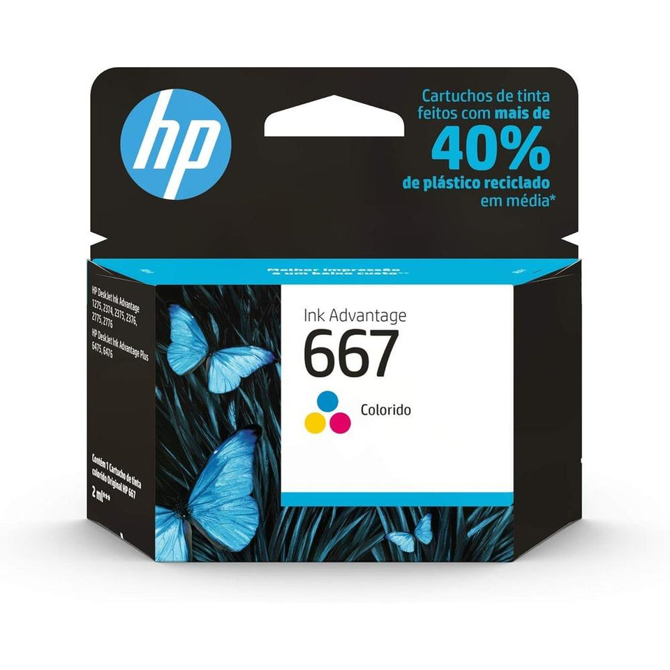 Cartucho Original HP 667 Colorido