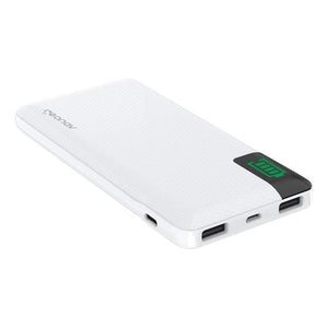 Carregador Portatil Universal 10.000Mah Branco Geonav Pb10Kwt