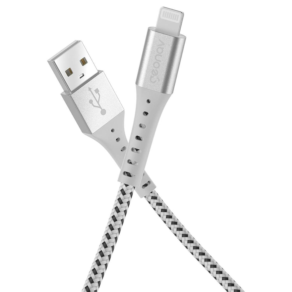 Cabo Lightning Em Nylon Trancado Geonav 1,2M Esliwt