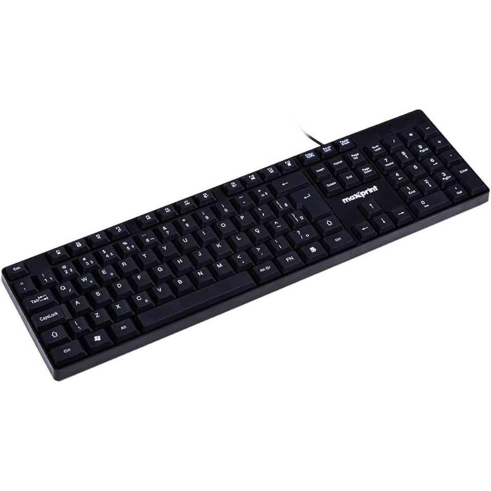 Teclado Officeeasy Com Fio Usb2.0 Preto - 60000153 Maxprint