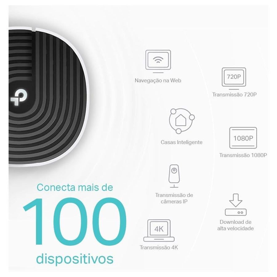 Roteador Mesh Wi-Fi TP-Link Deco S7 AC1900 3un