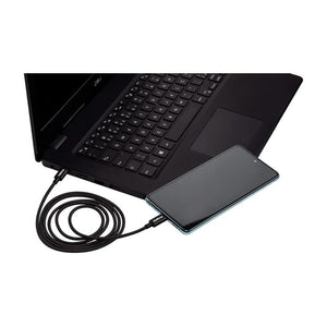 Cabo USB-C para USB-C Intelbras 1.5m Nylon Preto