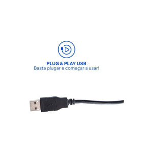 Teclado Com Fio Usb Basico Tc193Bu Preto Multilaser