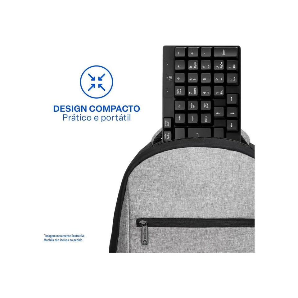 Teclado Com Fio Conexao Usb Multilaser Tc193