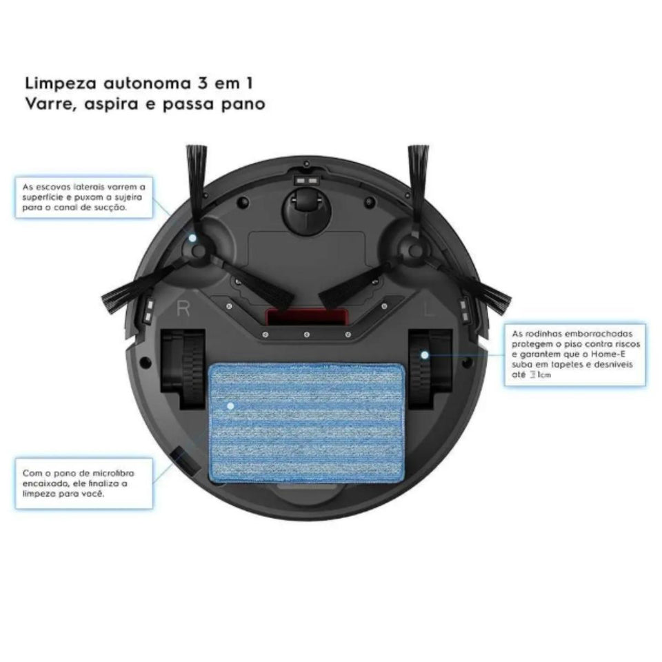 Robo Aspirador De Po Electrolux Erb20 Bivolt