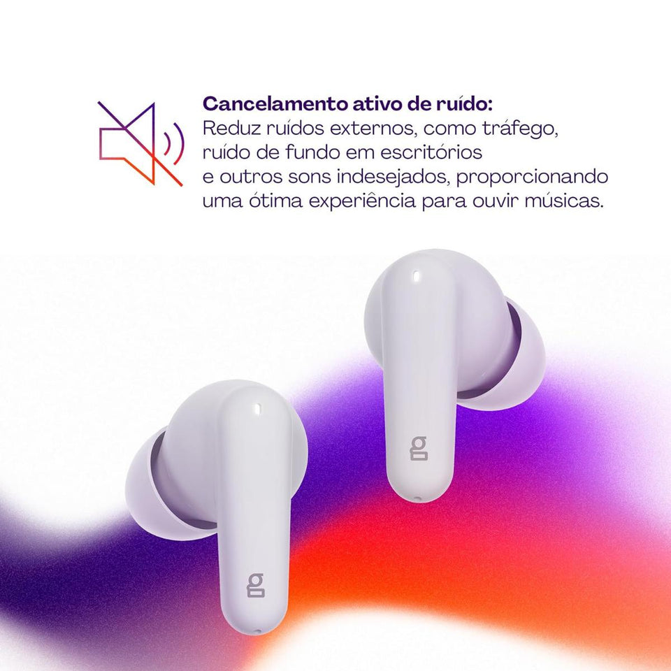 Fone De Ouvido Geonav Tws Harmonywave Aer15 Branco