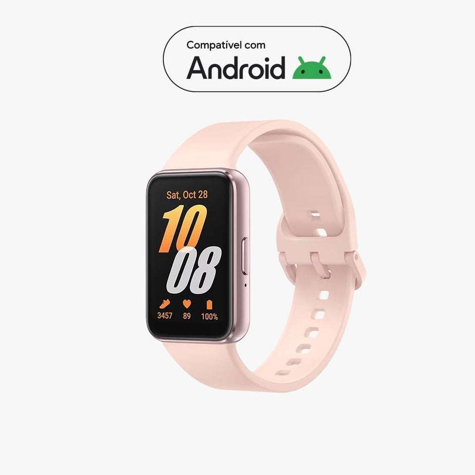Smartwatch Relógio Samsung Galaxy Fit3 Display 1.6 Rosé
