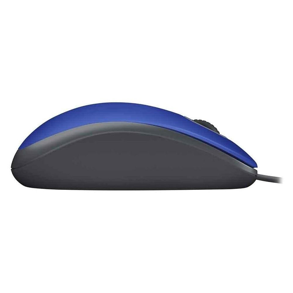 Mouse Com Fio Usb M110 Silent Azul Logitech