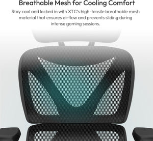 Cadeira Gamer Ergonômica Thunderx3 Xtc Mesh Black