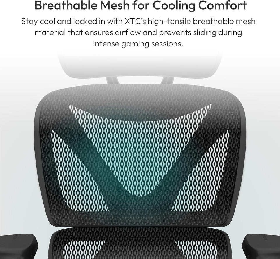 Cadeira Gamer Ergonômica Thunderx3 Xtc Mesh Black