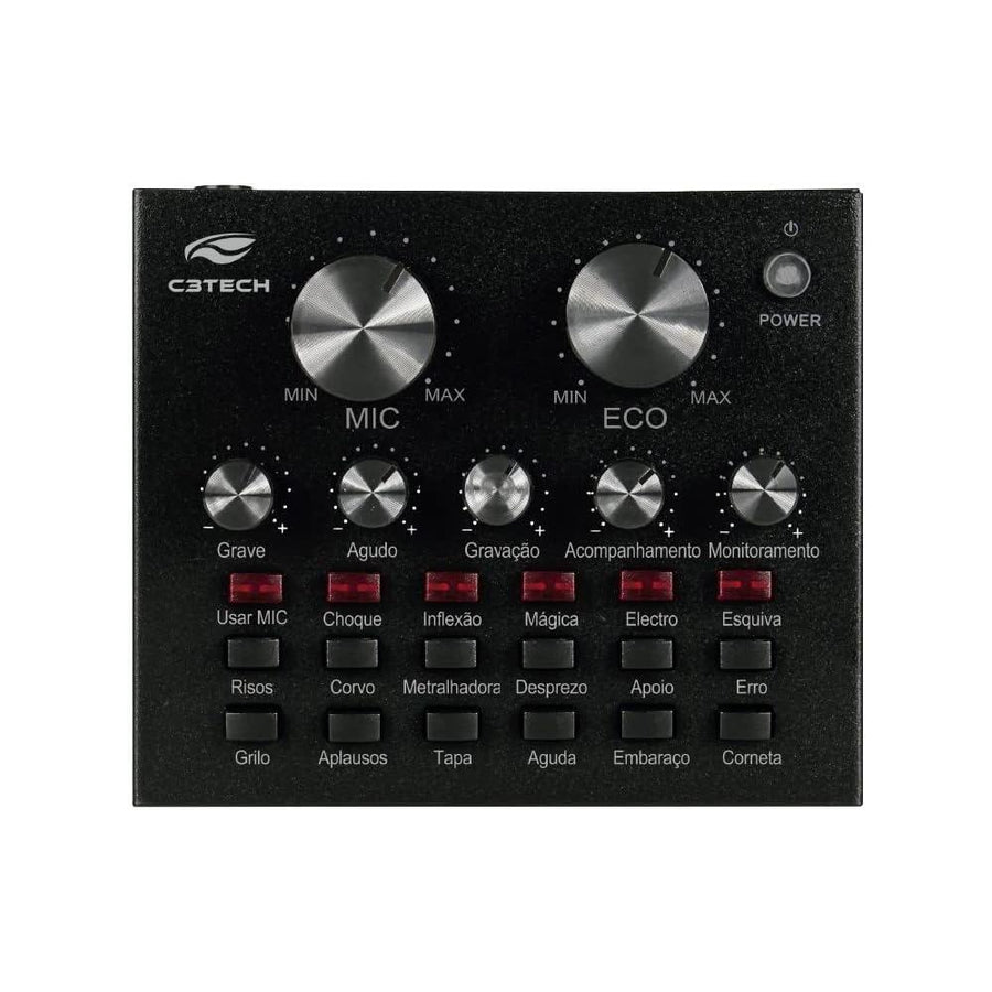 Placa de Som C3Tech Streaming MX-50BK