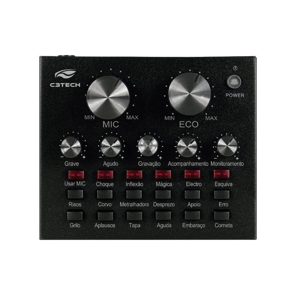 Placa de Som C3Tech Streaming MX-50BK