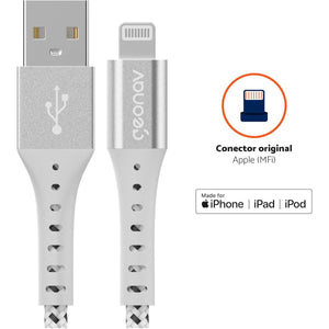Cabo Lightning Em Nylon Trancado Geonav 1,2M Esliwt