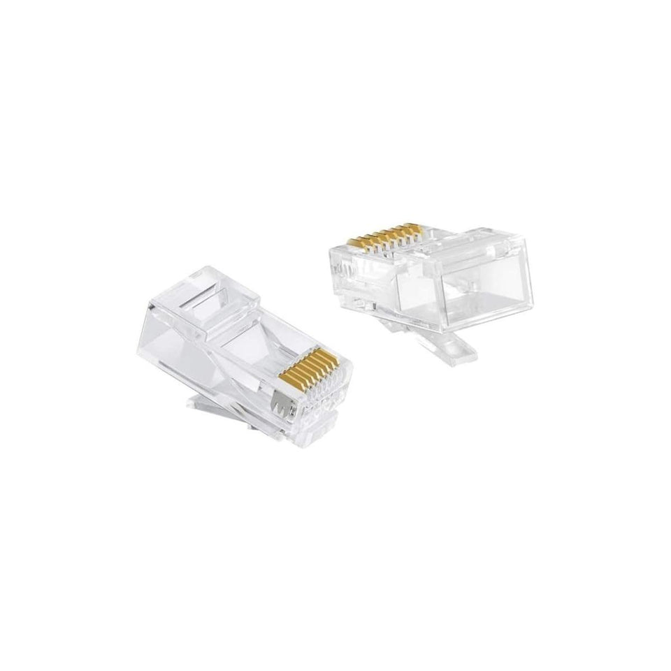 Conector RJ45 Macho CAT6 Fortrek Pacote c/ 100