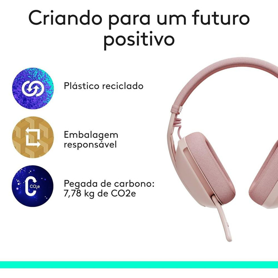 Headset Wireless Zone Vibe 100 Logitech