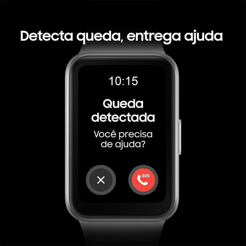 Smartwatch Samsung Galaxy Fit3 Pulseira Esportiva Branca