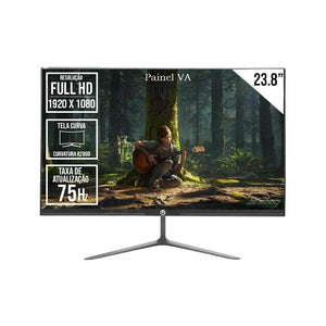 Monitor Led 23.8 Brazilpc 24Wcf-75 Fhd 75Hz Curvo