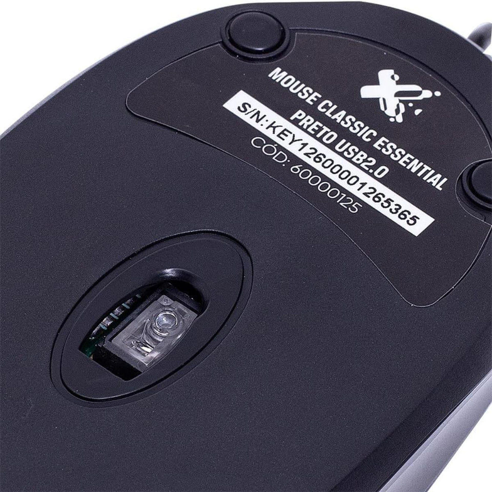 Mouse Classic Essential Preto Maxprint