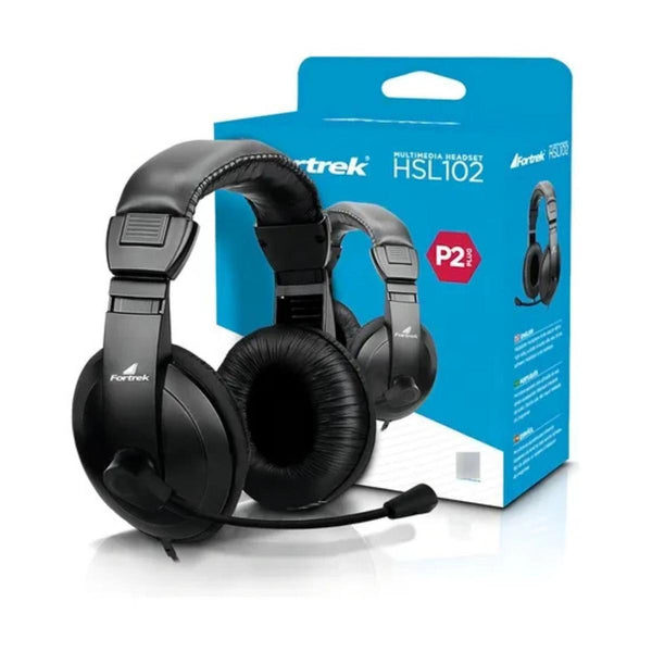 Fone De Ouvido Fortrek Hsl102 C/Mic Fk739A Pt