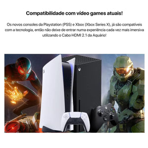 Cabo Hdmi 2.1 8K 3D 19 Pinos 2 Metro Aquario