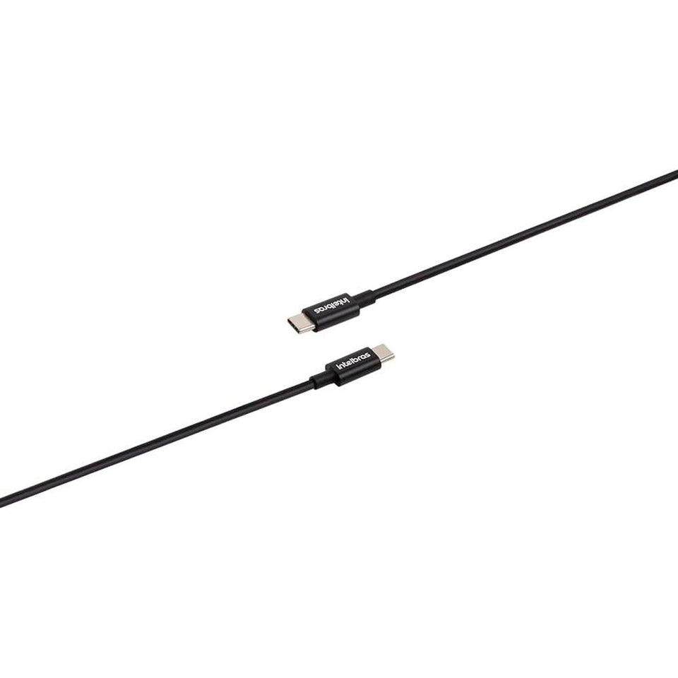 Cabo USB-C para USB-C 1.2m Preto Intelbras