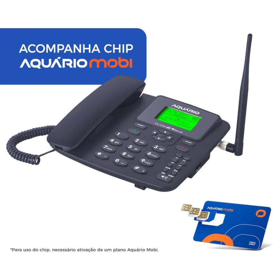 Celular De Mesa 4G Dual Sim 7 Bandas Ca-42S4G Aquario