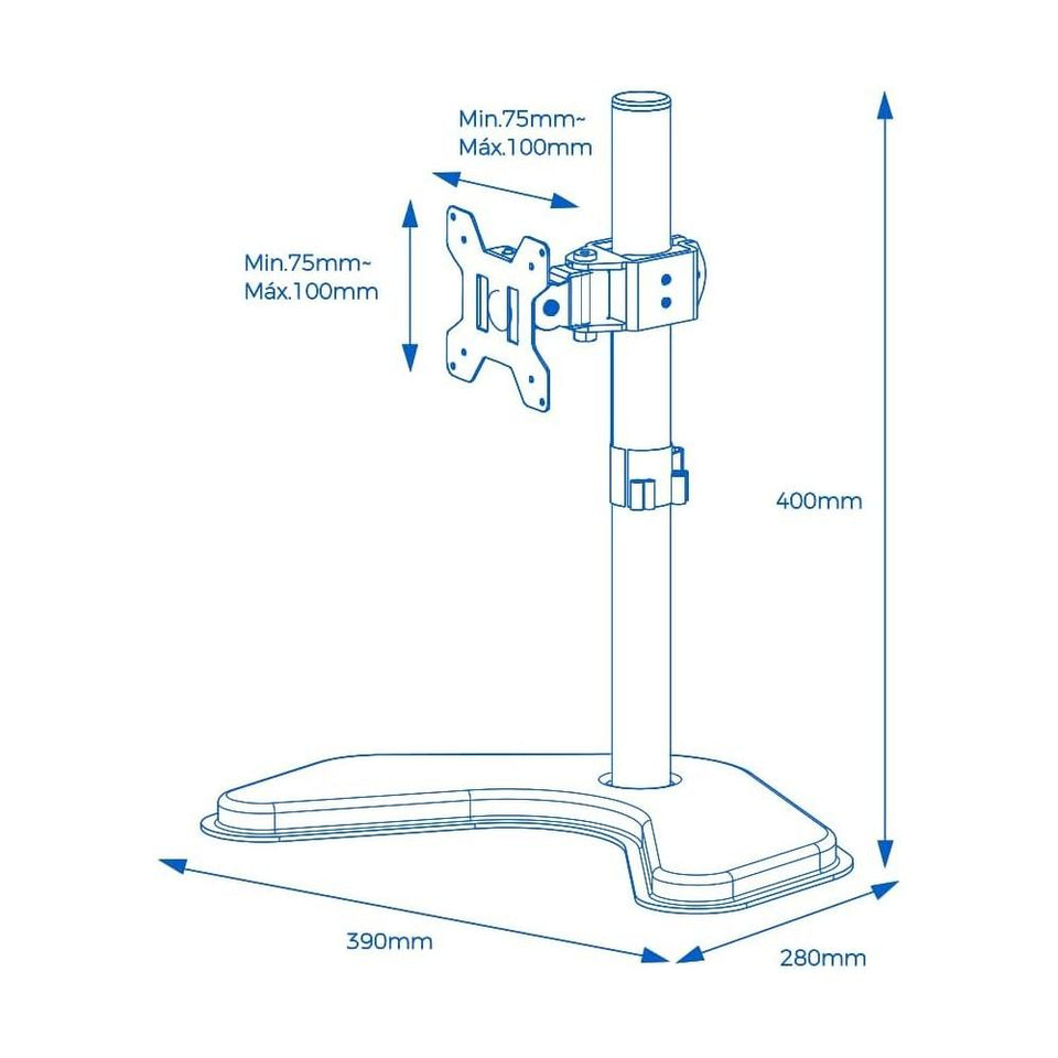 SUPORTE BASE FIXA PARA MONITOR 14 A 32