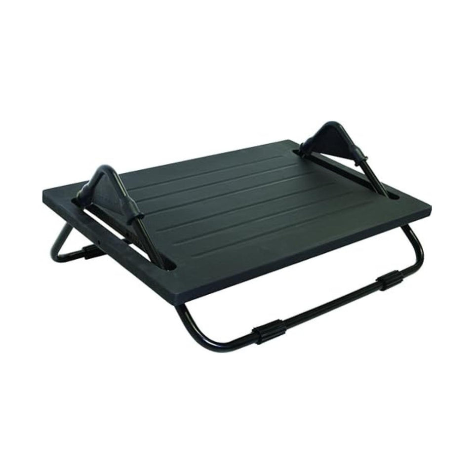 Apoio Ergonomico De Pe Em Mdf Preto Cp10870 Multidivisao