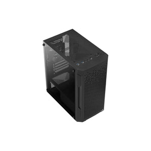 Gabinete Gamer Aerocool Trinity Mini Preto Lateral de Vidro