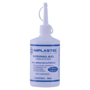 Álcool Isopropílico Implastec 110ml para Limpeza