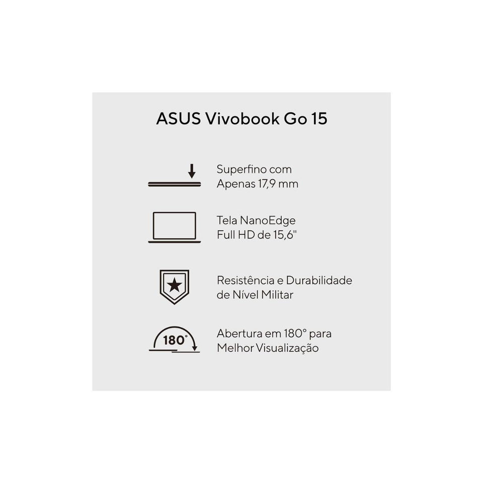 Notebook Asus E1504Ga-Nj440W I3 N305 4G 128Gb
