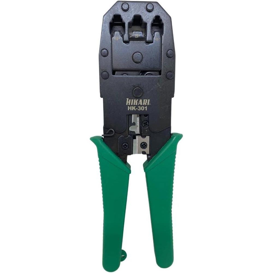 Alicate de Crimpar Hikari HK-301 para RJ45/RJ12/RJ11
