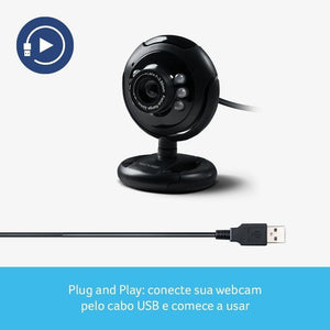 Webcam Plugeplay Multilaser Wc045