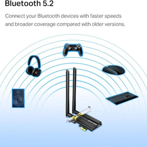 Adaptador Wi-Fi 6 PCI-E TP-Link Archer TX50E AX3000