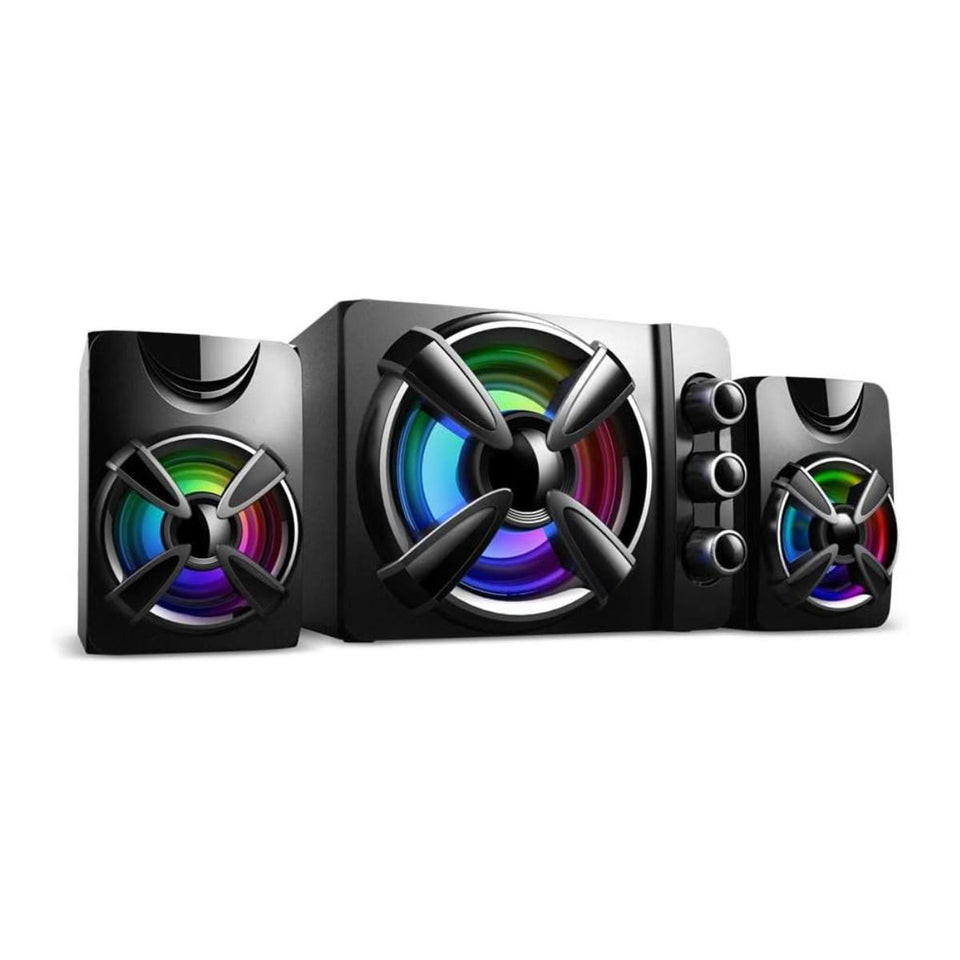 Caixa De Som Gamer Multilaser Sp952 30W Rms Rgb