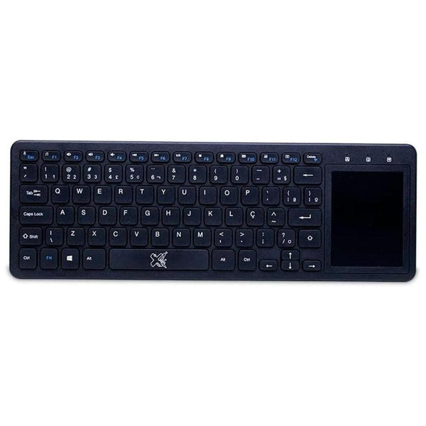 Teclado Sem Fio Tv Plus Preto Maxprint