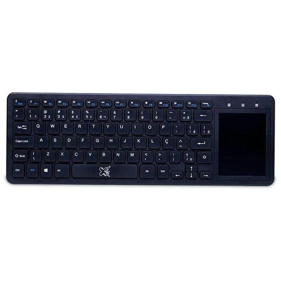 Teclado Sem Fio Tv Plus Preto Maxprint
