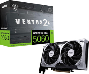 Placa De Vídeo Rtx 5060 Oc 8Gb Gddr7 128B Msi Nvidia Gaming