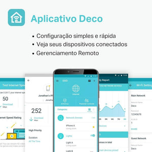 Roteador Mesh Wi-Fi TP-Link Deco S7 AC1900 3un