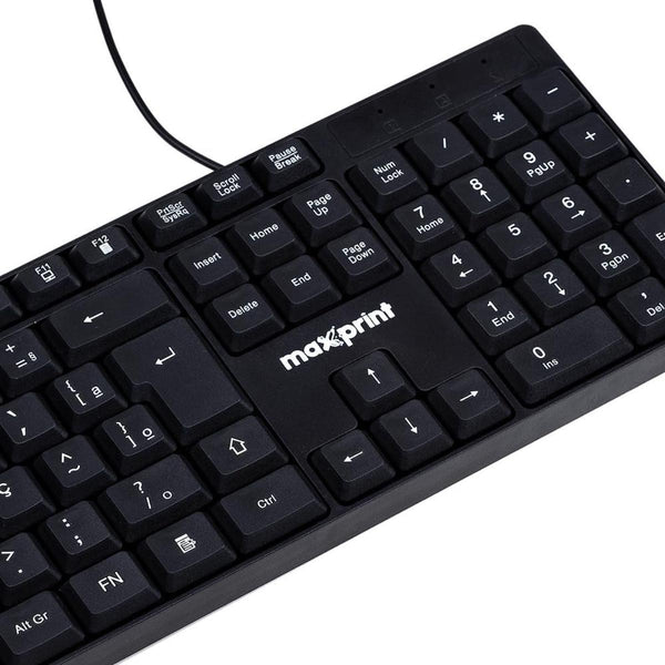 Teclado Officeeasy Com Fio Usb2.0 Preto - 60000153 Maxprint