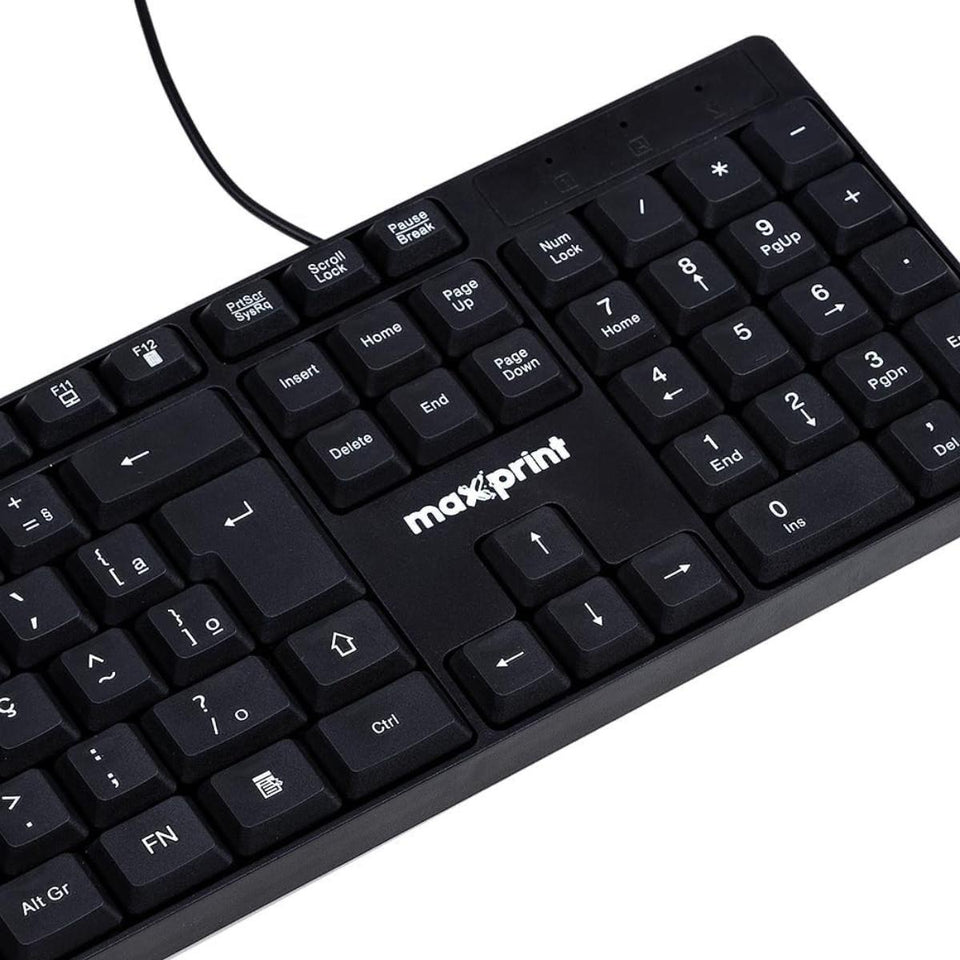Teclado Officeeasy Com Fio Usb2.0 Preto - 60000153 Maxprint
