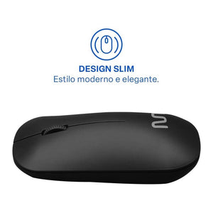 Mouse Sem Fio Multilaser 2.4GHz MO307 Preto