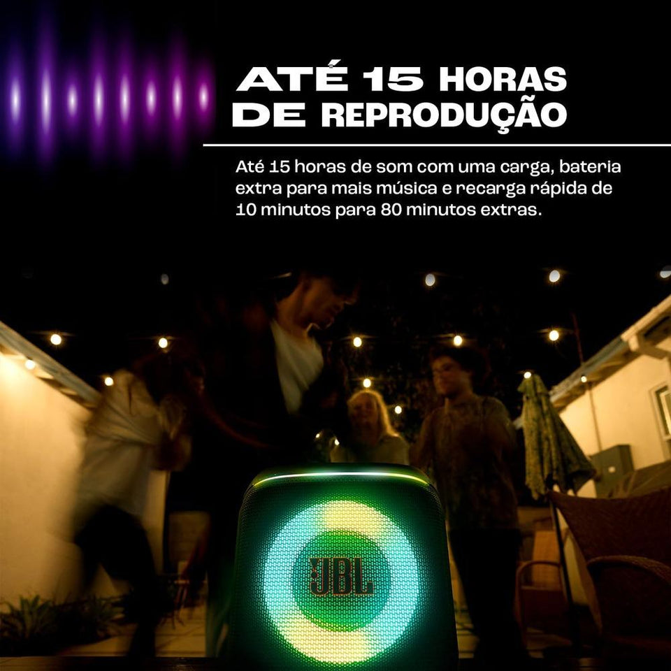 Caixa de Som JBL PartyBox Encore 2 com 2 Microfones